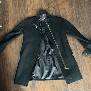 Ellen Tracy black pea coat. Warm and classic - never worn!